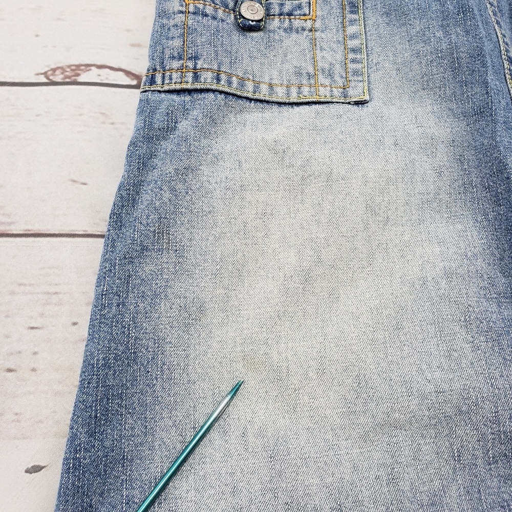 Union Bay Denim Skirt Size 3 Womens Blue Jean - Picture 3 of 5